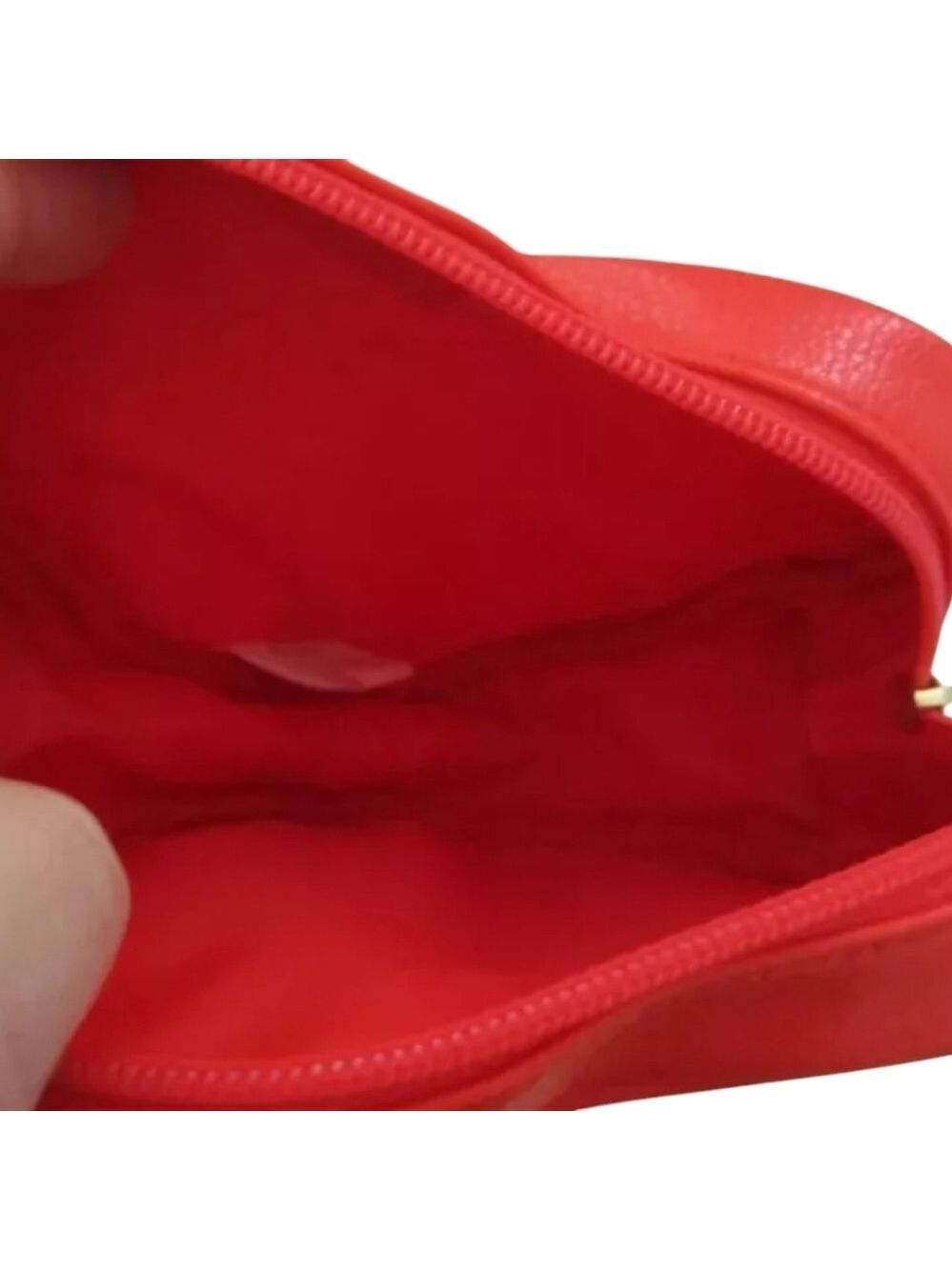 Red Heart Shaped Cosmetic Makeup Bag by Bath & Body Works - Picture 3 of 4